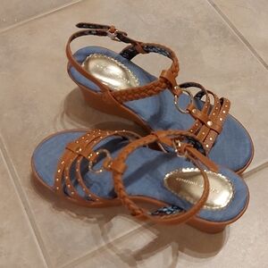 Tommy Hilfiger Girls Wedge Sandals